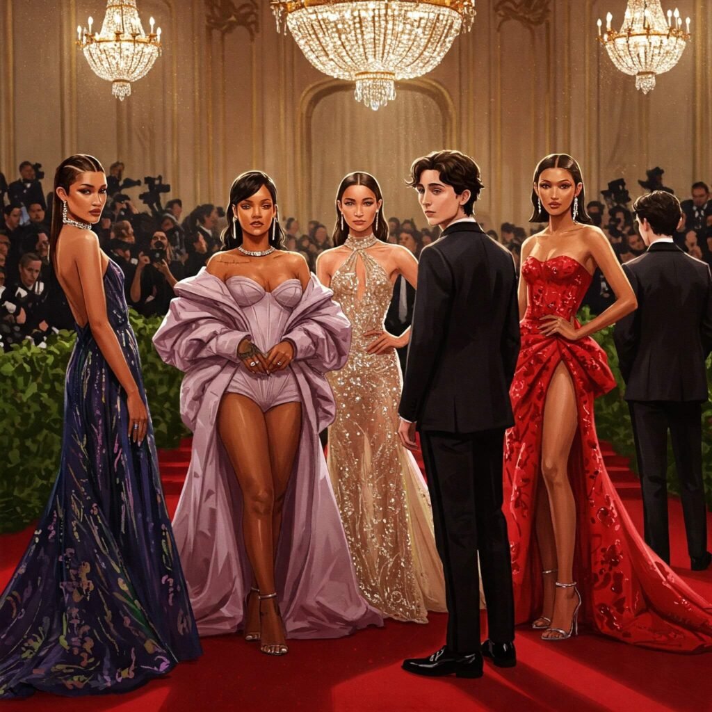 Rihanna Zendaya Hadid Chalamet