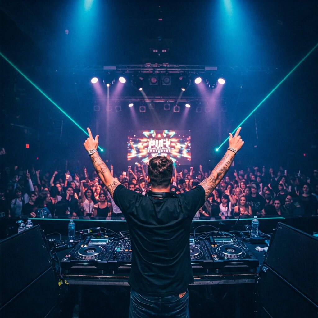 Pauly D DJing Live