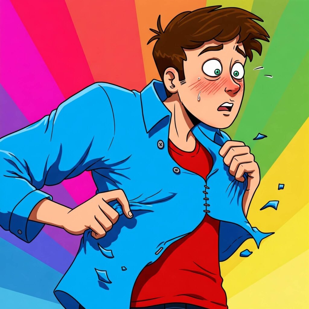Cartoon Wardrobe Malfunction