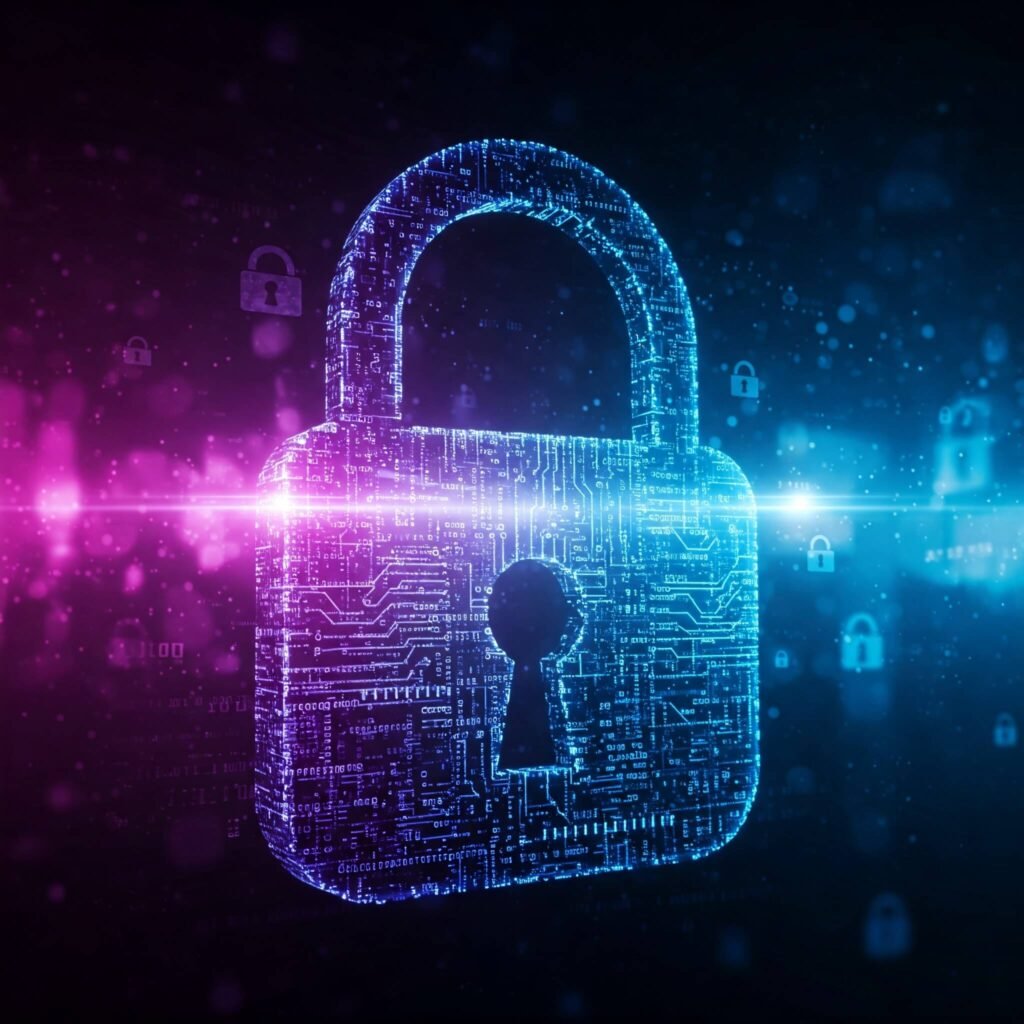 Digital security padlock