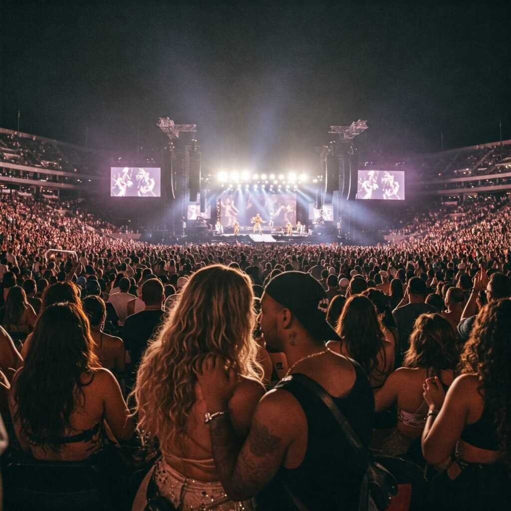 Couple at Beyoncé Concert
